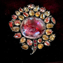 Load image into Gallery viewer, Topaz Ruby and Quartz Pendant