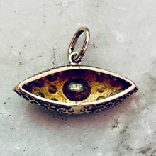 Load image into Gallery viewer, Bespoke Rose Cut Diamond “Evil Eye” Pendant