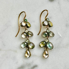 Load image into Gallery viewer, On hold - Georgian Paste Earrings with Rock Crystal Drop