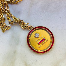 Load image into Gallery viewer, Ruby & Diamond +/- Pendant
