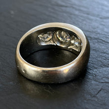 Load image into Gallery viewer, Three Stone Diamond Platinum Ring