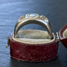 Load image into Gallery viewer, Three Stone Diamond Platinum Ring