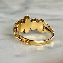 Load image into Gallery viewer, Georgian Chrysoberyl and Amethyst Ring