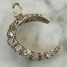 Load image into Gallery viewer, Diamond Crescent Moon Pendant