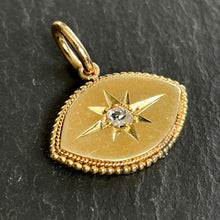 Load image into Gallery viewer, Bespoke Gold & Diamond “Evil Eye” Pendant