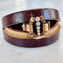 Load image into Gallery viewer, RESERVED - Diamond Horseshoe Ring