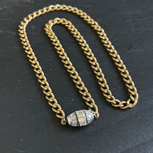 Load image into Gallery viewer, Bespoke Art Deco Diamond Curb Necklace
