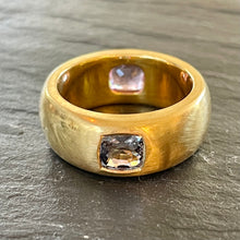 Load image into Gallery viewer, ROCKS Bespoke ~ Blush Pink & Smokey Grey Spinel *Gemini* Ring