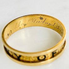 Load image into Gallery viewer, “In Memory Of” Mourning Ring