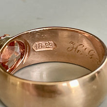 Load image into Gallery viewer, ROCKS Bespoke ~ Pyrope/Spessartite Garnet Ring