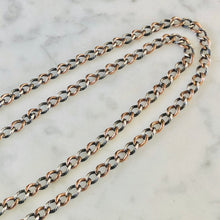 Load image into Gallery viewer, Niello Chain Necklace with Gold Ball
