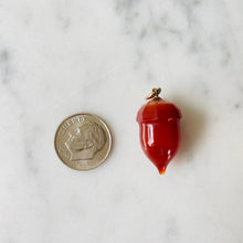 Load image into Gallery viewer, Carnelian Acorn Charm