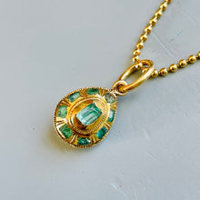 Load image into Gallery viewer, APOR Bespoke ~ Late 18th Century Iberian Emerald Pendant 4