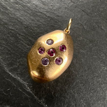 Load image into Gallery viewer, 20k Gold Sapphire Pendant 10