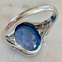 Load image into Gallery viewer, Sapphire & Diamond Ring