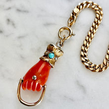 Load image into Gallery viewer, Coral Figa Charm Holder Pendant