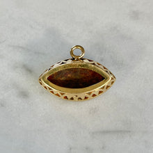 Load image into Gallery viewer, Bespoke Coral and Emerald “Evil Eye” Pendant