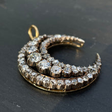 Load image into Gallery viewer, Diamond Crescent Moon Pendant