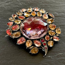 Load image into Gallery viewer, Topaz Ruby and Quartz Pendant