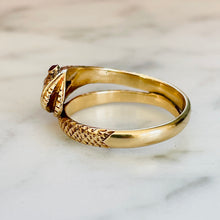 Load image into Gallery viewer, Diamond & Ruby Snake Ring