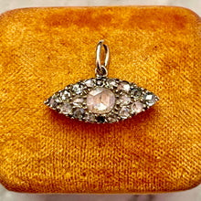 Load image into Gallery viewer, Bespoke Rose Cut Diamond “Evil Eye” Pendant