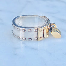 Load image into Gallery viewer, Silver and Gold Hermes Ring
