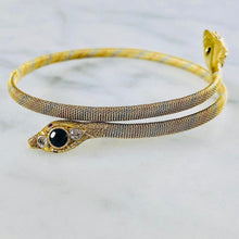 Load image into Gallery viewer, Snake Bracelet with Sapphires, Diamonds and Rubies