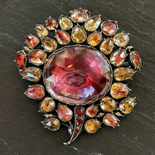 Load image into Gallery viewer, Topaz Ruby and Quartz Pendant