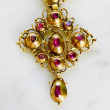 Load image into Gallery viewer, 18th Century Iberian Ruby Pendant