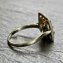 Load image into Gallery viewer, French Diamond Plaque Ring
