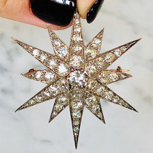 Load image into Gallery viewer, Twelve Point Star Brooch/Pendant