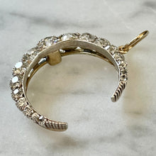 Load image into Gallery viewer, Diamond Crescent Moon Pendant