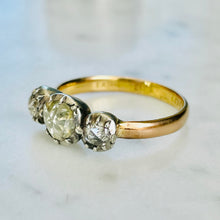 Load image into Gallery viewer, Bespoke Rose Cut Diamond Trilogy Ring