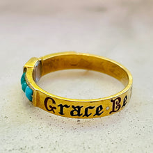 Load image into Gallery viewer, Turquoise, Pink Topaz & Enamel Ring