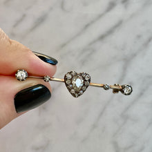 Load image into Gallery viewer, Diamond Heart Brooch