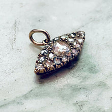 Load image into Gallery viewer, Bespoke Rose Cut Diamond “Evil Eye” Pendant