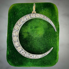 Load image into Gallery viewer, Diamond Crescent Moon Pendant