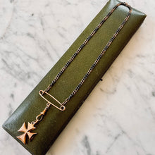 Load image into Gallery viewer, Bespoke Maltese Cross Niello Necklace