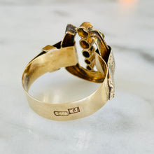 Load image into Gallery viewer, RESERVED - Diamond Horseshoe Ring