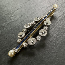 Load image into Gallery viewer, Sapphire & Diamond Pendant