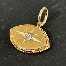 Load image into Gallery viewer, Bespoke Gold & Diamond “Evil Eye” Pendant