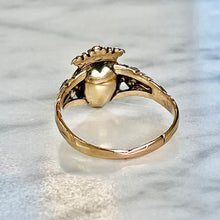 Load image into Gallery viewer, Georgian Stuart Crystal Crowned Heart Ring