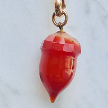 Load image into Gallery viewer, Carnelian Acorn Charm