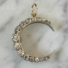 Load image into Gallery viewer, Diamond Crescent Moon Pendant