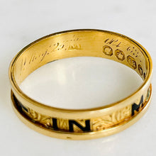 Load image into Gallery viewer, “In Memory Of” Mourning Ring