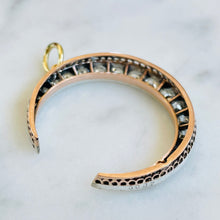 Load image into Gallery viewer, Diamond Crescent Moon Pendant