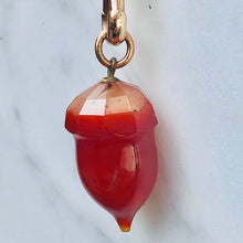 Load image into Gallery viewer, Carnelian Acorn Charm