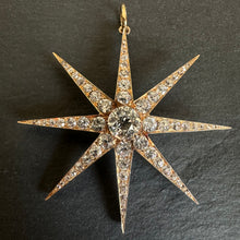 Load image into Gallery viewer, Eight Point Diamond Star Pendant
