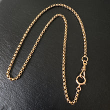 Load image into Gallery viewer, 9k Gold Faceted Belcher Link Chain Necklace
