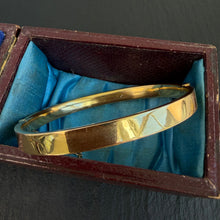 Load image into Gallery viewer, Flat Gold Bangle
